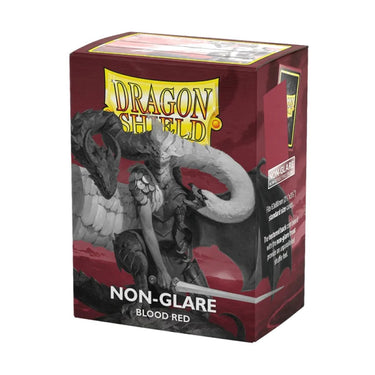 Techzone Geelong Dragon Shield: Non-Glare Sleeves – Matte – Blood Red
